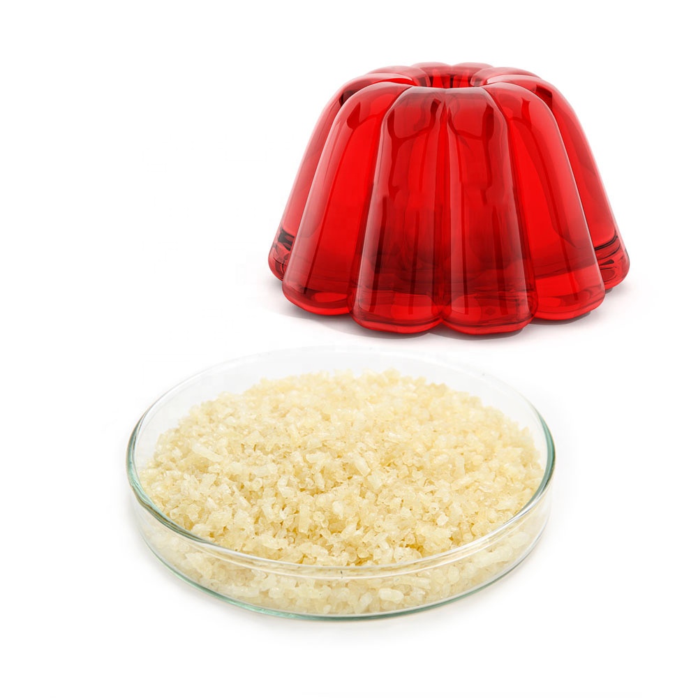 Low price bulk 25kg food grade gelatin powder for jelly dessert frozen food ice cream